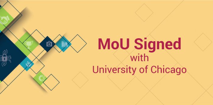 MoU Signed with University of Chicago