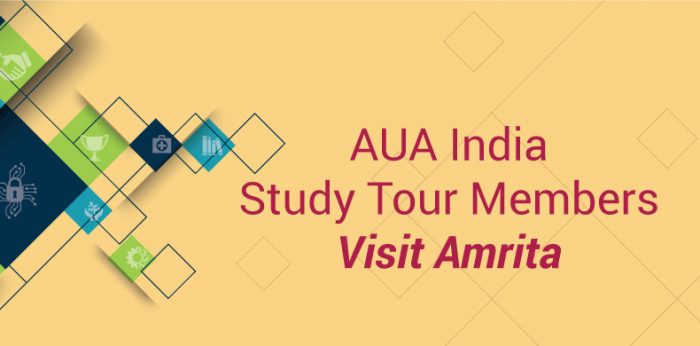 AUA India Study Tour Members Visit Amrita