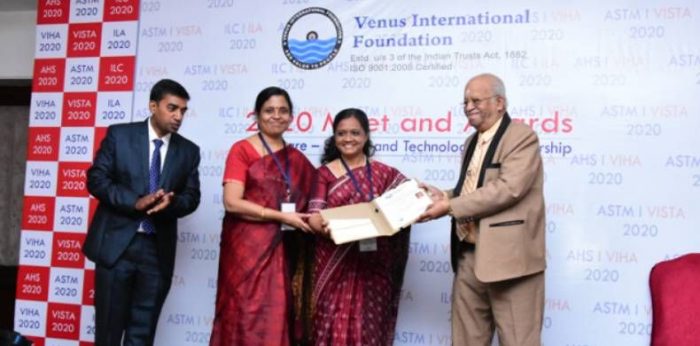 Amrita Doctor Receives Award of Excellence in Community Medicine