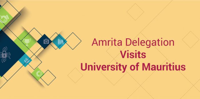 Amrita Delegation Visits University of Mauritius