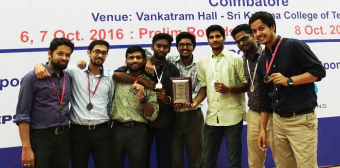 Students of ASB, Coimbatore Win Medals at AIMA’s National Competition Student Management Games 2016