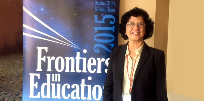 AmritaCREATE Labs presents their research on ESL at IEEE’s Frontiers in Education Conference 2015, USA