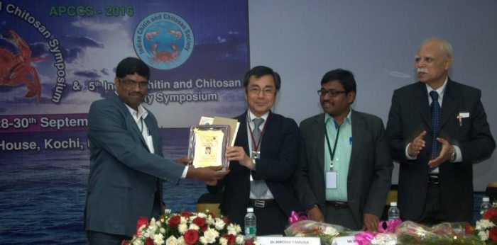 Amrita Nano Centre Members Win Awards at Indian Chitin and Chitosan Society’s Symposium 2016