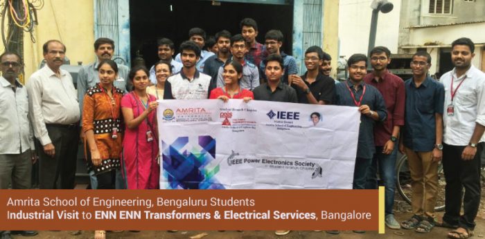 Amrita Students Industrial Visit to Enn Enn Transformers