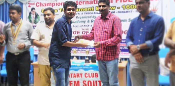 Amrita Chess Club Member Wins 5th Place in FIDE Chess Tournament