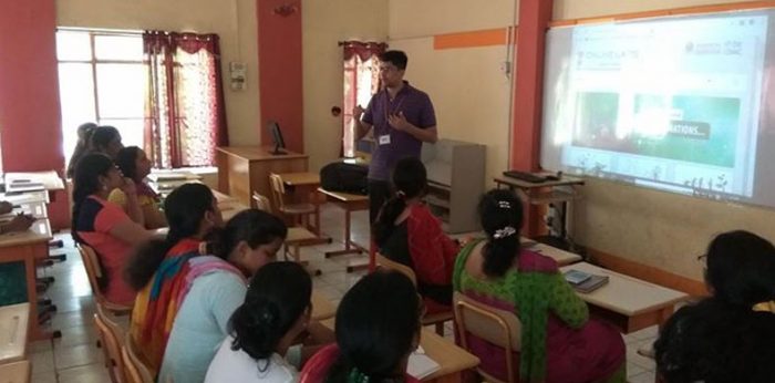 Amrita Online Labs Workshop Held at Radcliffe School, Bengaluru
