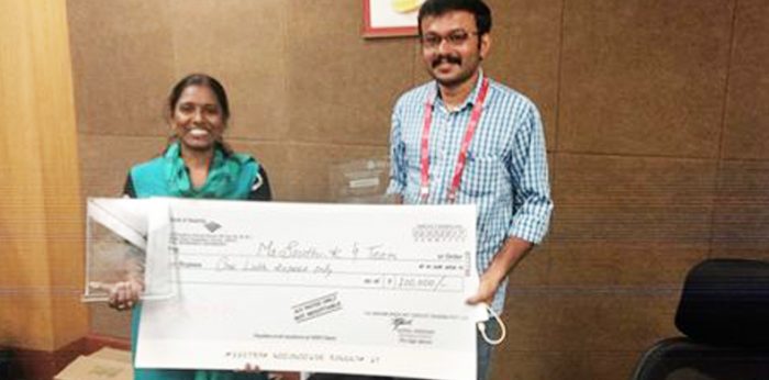 Amrita WNA Researchers & Students Win 1st Prize in Maxim IoT Contest Conducted at BIEC, Bengaluru