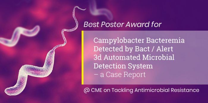 Best Poster Award @ CME on Tackling Antimicrobial Resistance