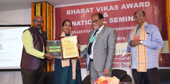 Amrita Faculty Member Receives Bharat Vikas Award 2018