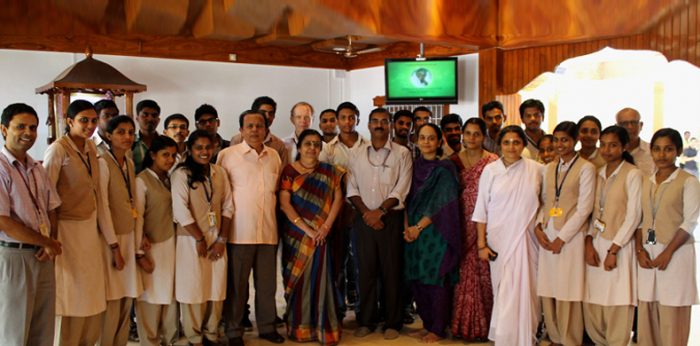 Padma Vibhushan Dr. G. Madhavan Nair Visits The Amrita School of Biotechnology