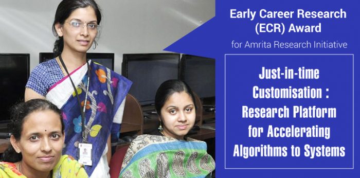 SERB Early Career Research (ECR) Award for Amrita