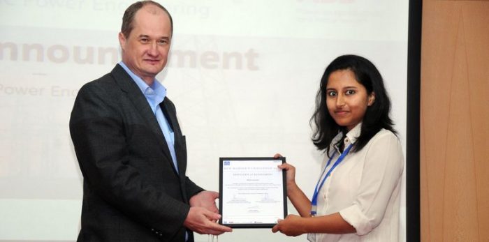 Amrita Alumna Wins 2015 KTH Masters Challenge India and Secures Rs. 23 Lakh Scholarship