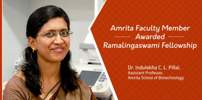 Amrita Faculty Member Awarded Ramalingaswami Fellowship