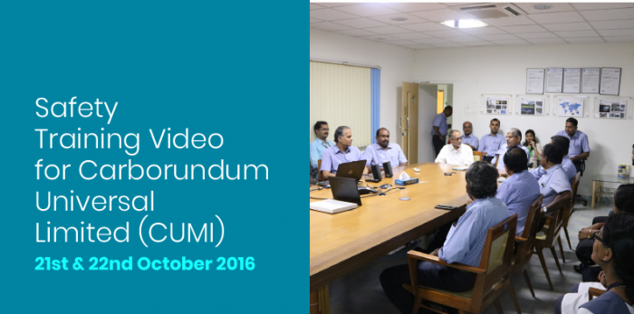 Students Make Safety Training Video for Carborundum Universal Limited (CUMI)