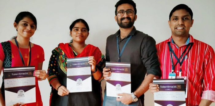Students Win Prize at Talentime 35 National Level Management Fest