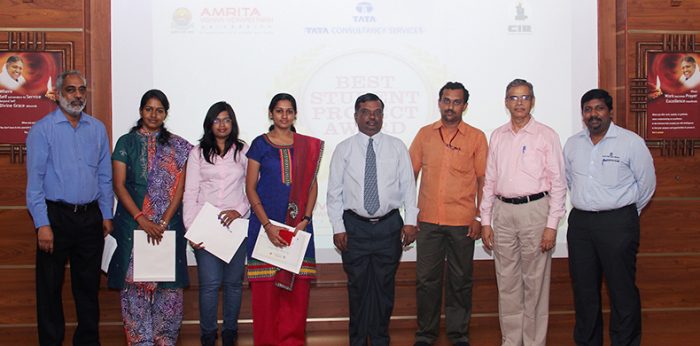 Amrita Students Bag Tata Consultancy Services’ Best Student Project Award 2014