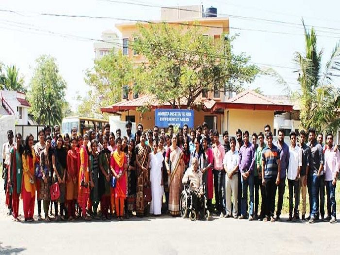 Department of Management Kochi Students & Faculty Members Visit Amrita Institute for Differently Abled​